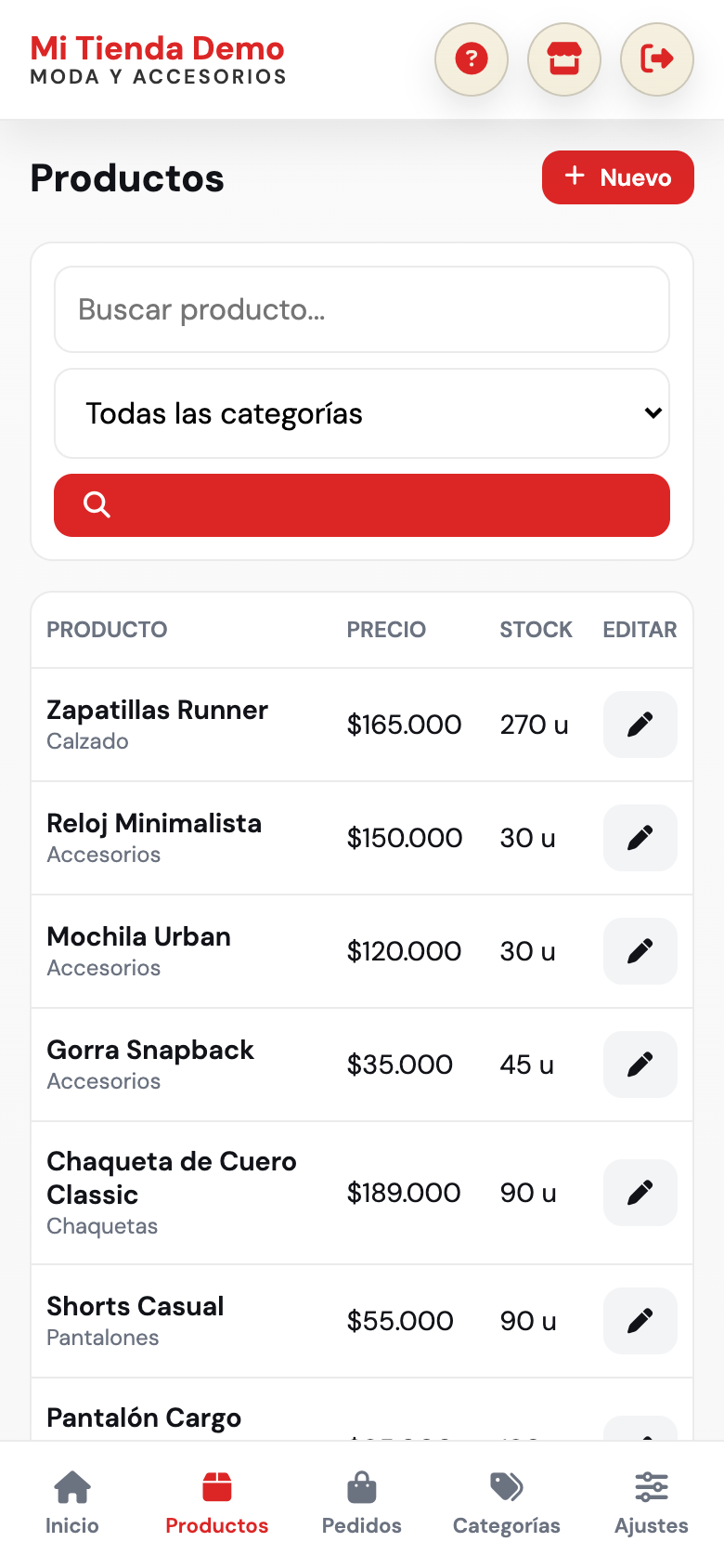 Productos